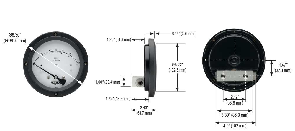 NOSHOK® 45-1012-P50-A3A-1-3