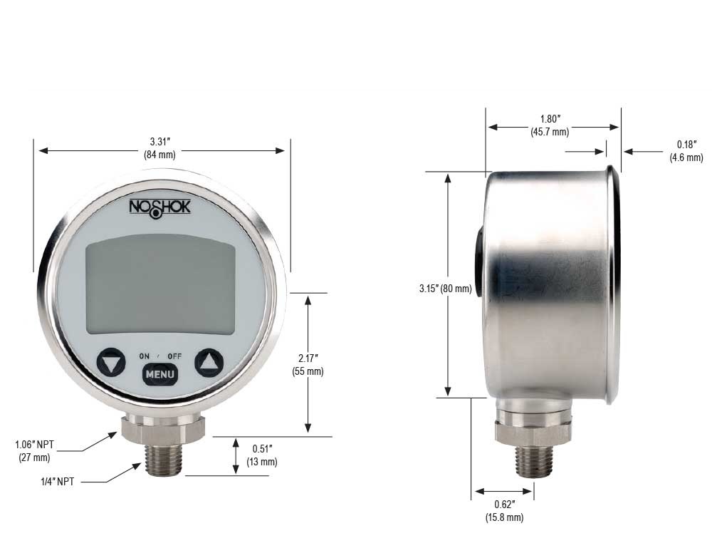 NOSHOK® 1000-5000-2-6