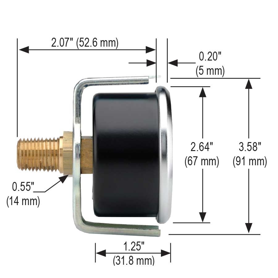 NOSHOK® 25-120-300-psi/kPa