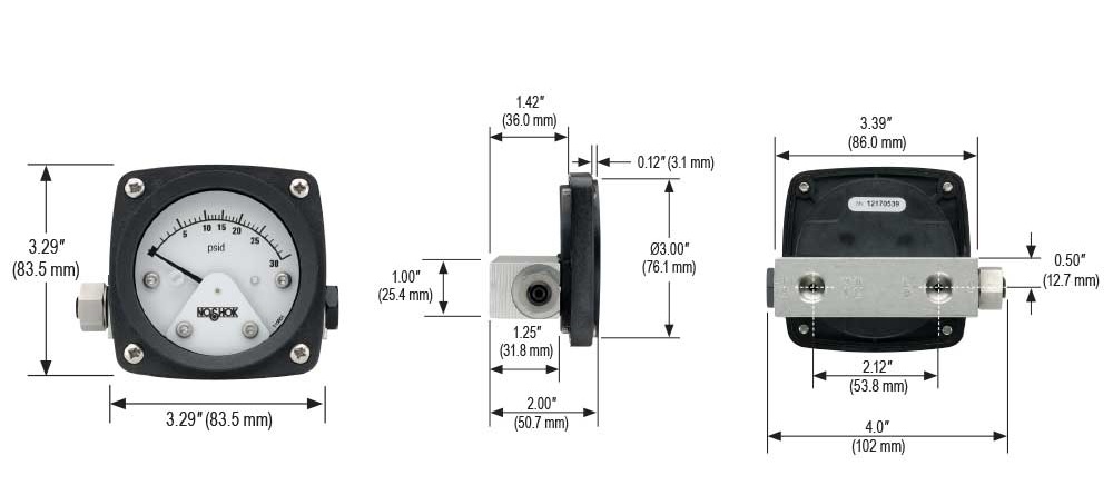 NOSHOK® 25-1012-P30-A2P-1