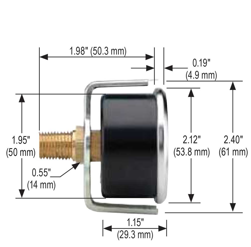 NOSHOK® 20-120-60-psi/kPa-GL