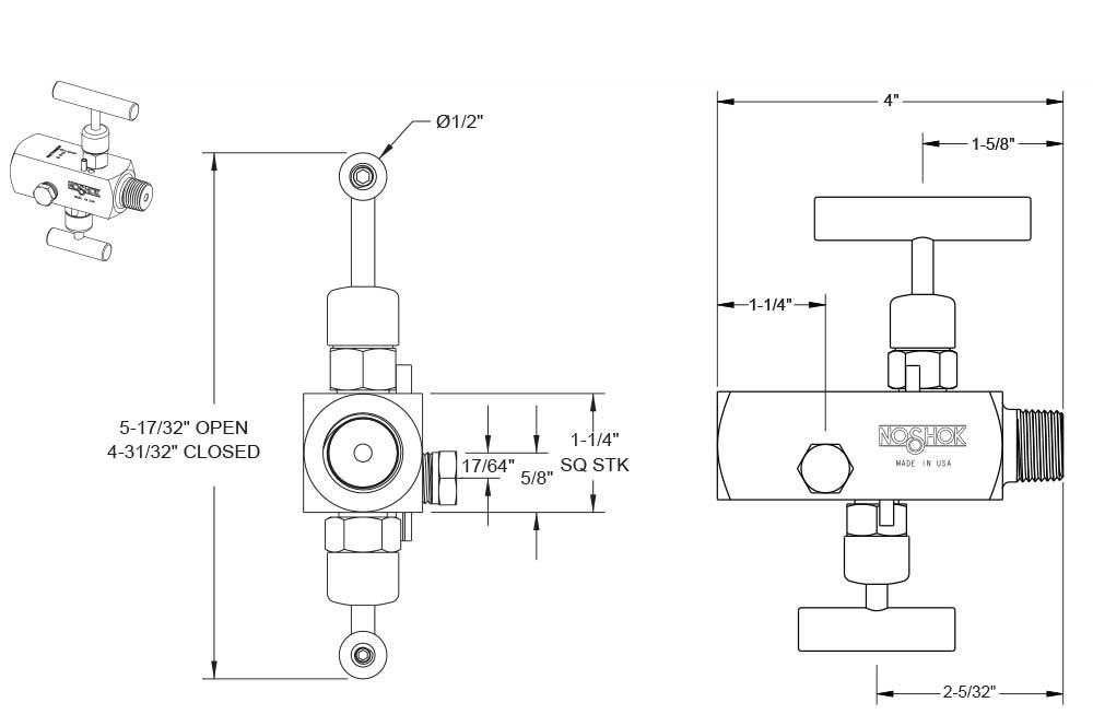NOSHOK&reg; 2070-MFS-ST