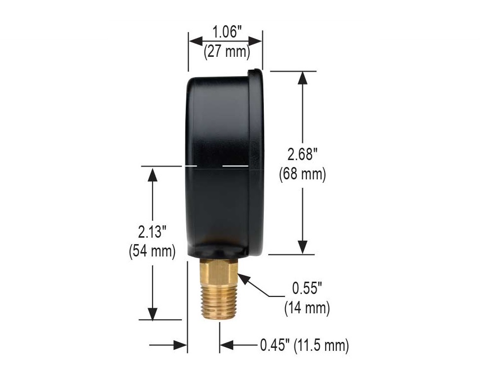 NOSHOK® 25-900-60-psi/kPa