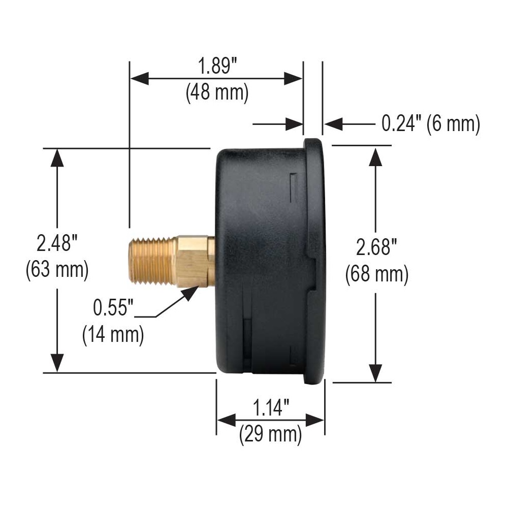 NOSHOK® 25-910-2000-psi/kPa