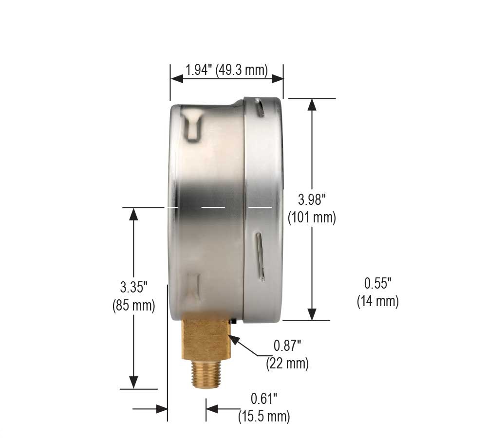 NOSHOK® 40-200-3-psi-SG