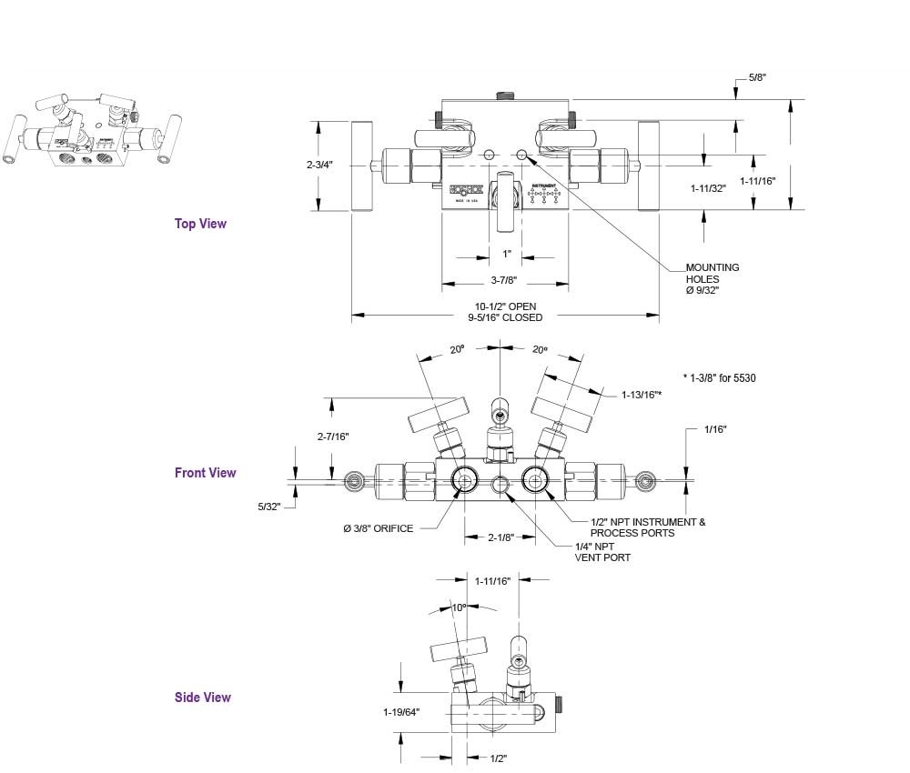 NOSHOK&reg; 5530-FFC-FP