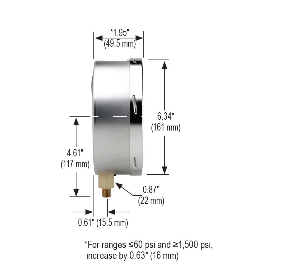 NOSHOK® 60-800-200-psi